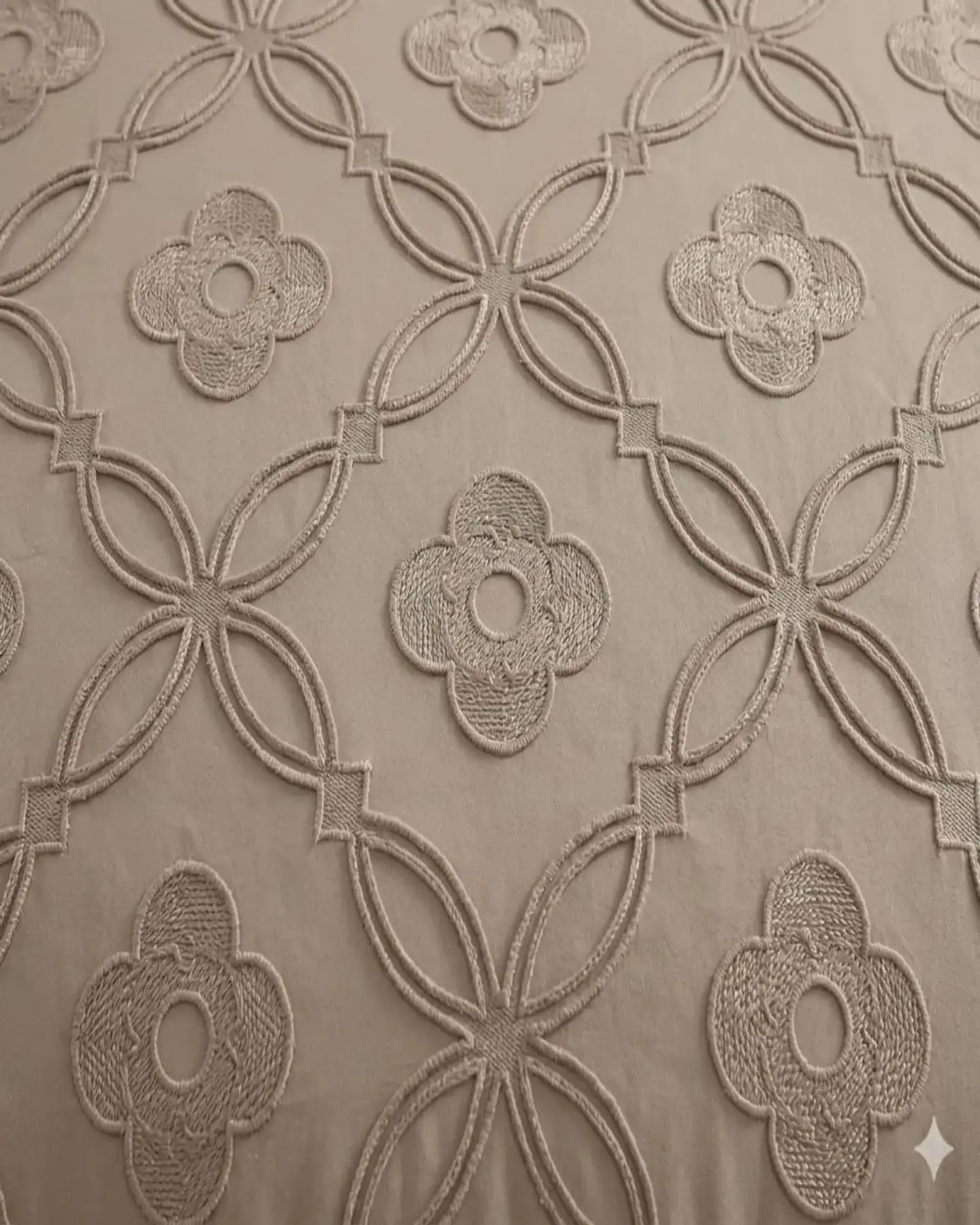 Cubrecama Quilt Nórdico Delgado Diseño Flores 2 plazas 3