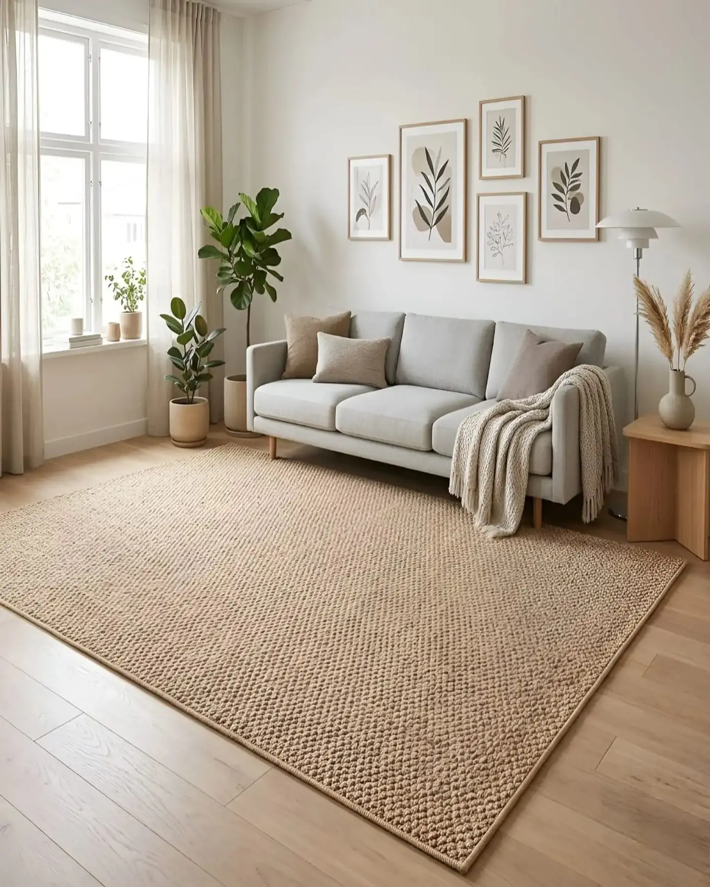 Alfombra Resistente Tejida cuadrada modelo Piña 200X240 1