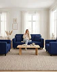 Juego de Fundas para Sillones 3+1+1 Diseño Hojas Elásticas y Lavables - Miniatura 4