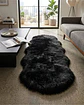 Set de 2 Alfombras Bajada De Cama Piel de oveja 60x180 - Miniatura 1