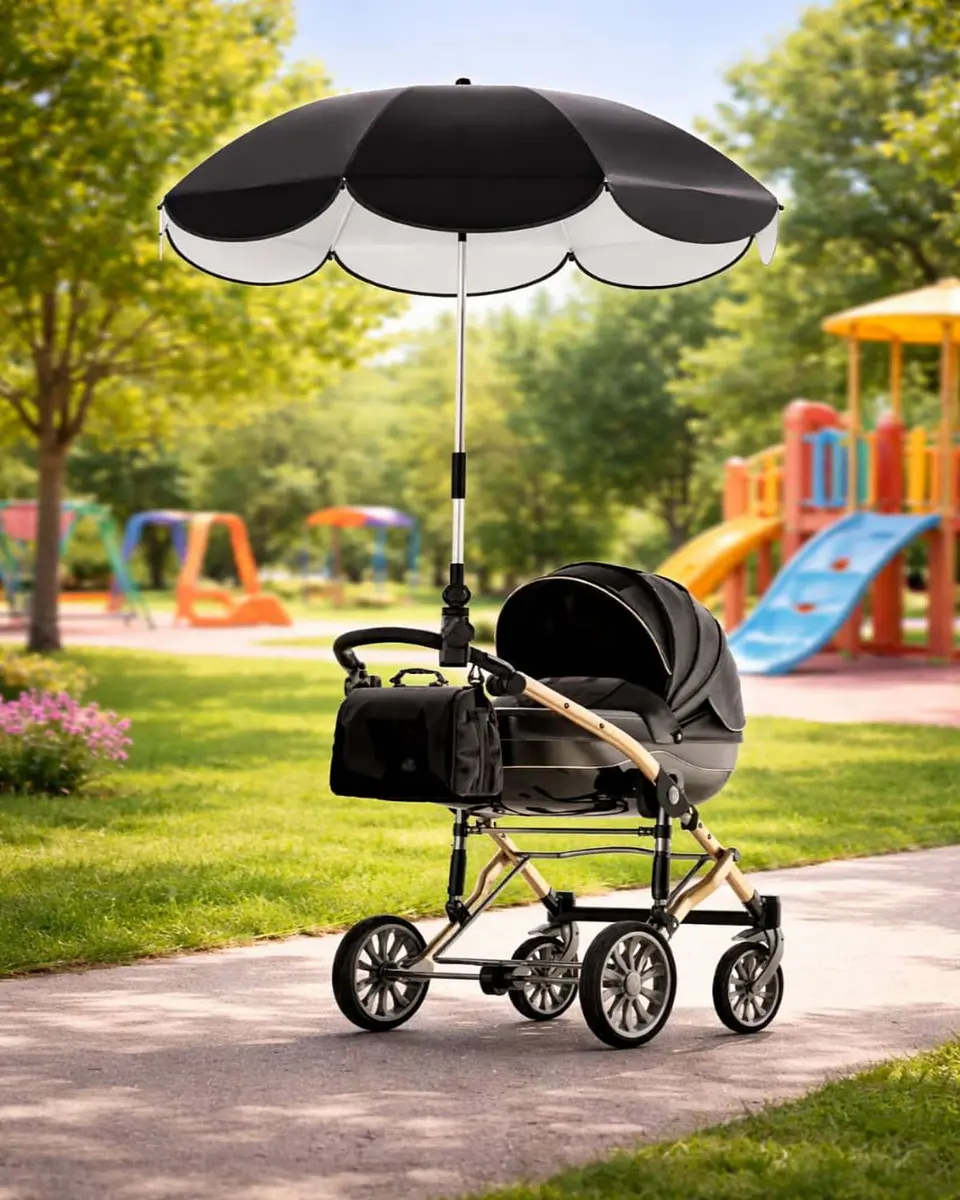 Sombrilla para Coche de Bebé con Protección Universal y Flexible 1