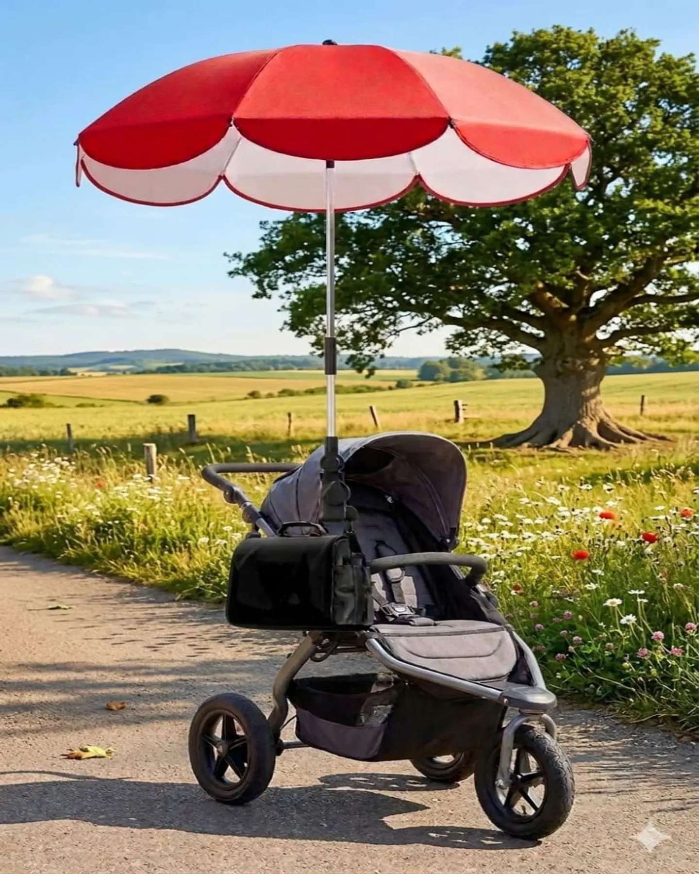 Sombrilla para Coche de Bebé con Protección Universal y Flexible 1