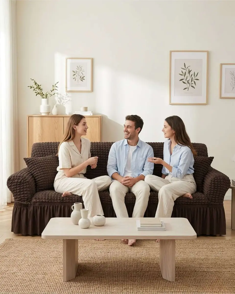 Protector De Sillón Turco 1 Cuerpo Diseño Elegante 4
