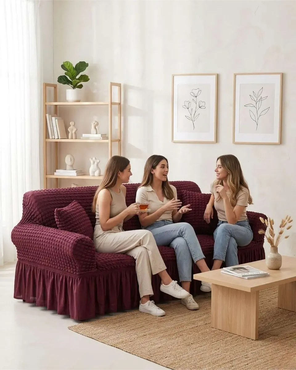 Protector De Sillón Turco 1 Cuerpo Diseño Elegante 1