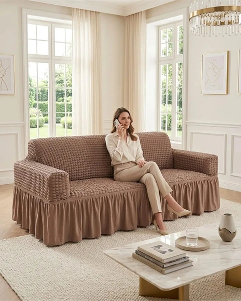 Protector De Sillón Turco 2 Cuerpos Diseño Elegante