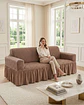 Protector De Sillón Turco 2 Cuerpos Diseño Elegante - Miniatura 1