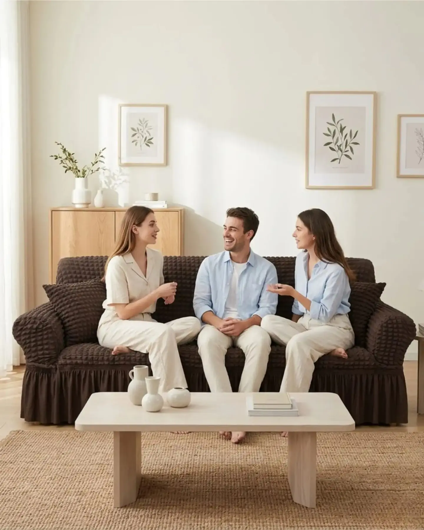 Protector De Sillón Turco 4 Cuerpos Diseño Elegante 4