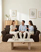 Protector De Sillón Turco 4 Cuerpos Diseño Elegante - Miniatura 4
