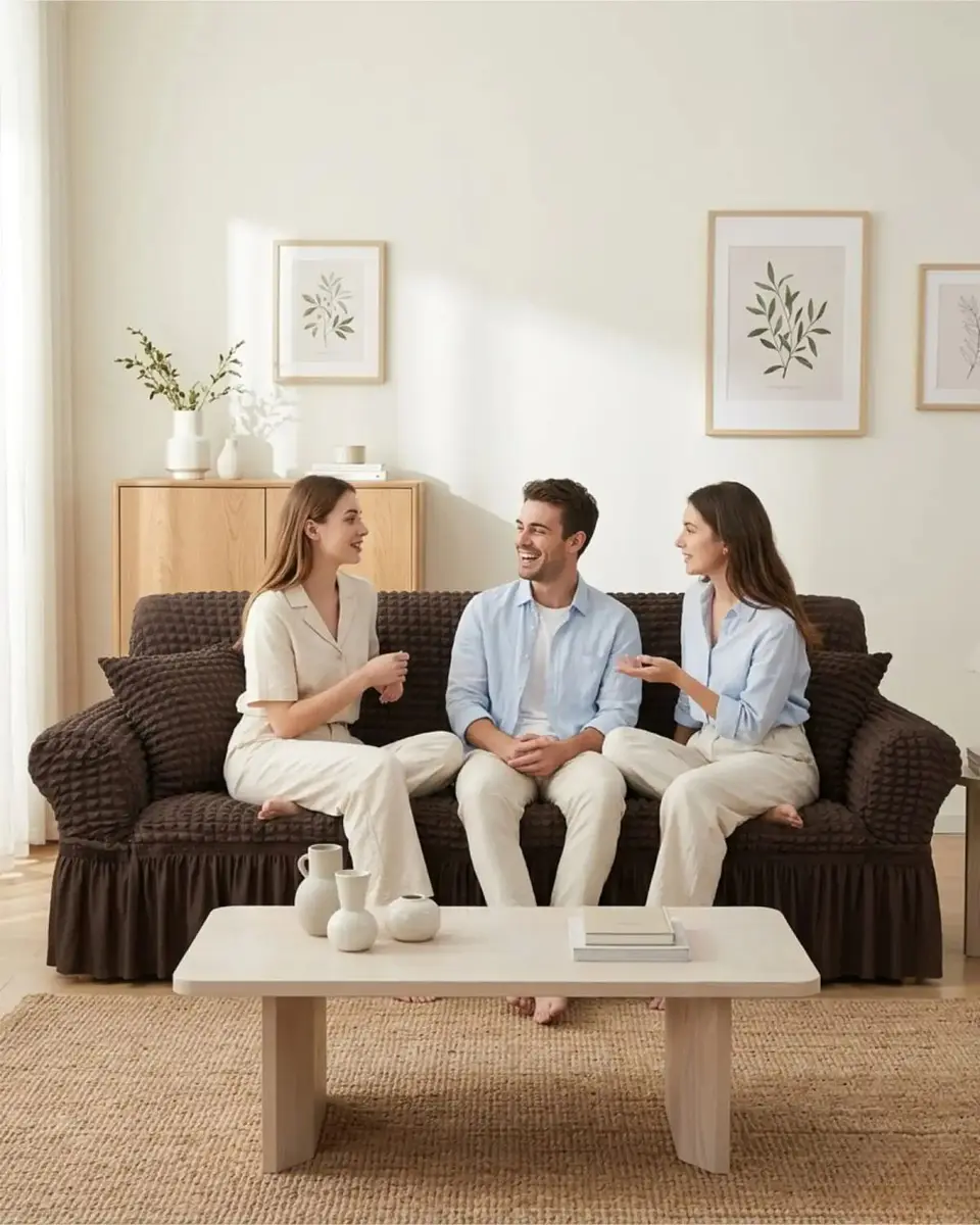 Protector De Sillón Turco 4 Cuerpos Diseño Elegante 4
