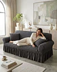 Protector De Sillón Turco 4 Cuerpos Diseño Elegante - Miniatura 3