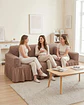 Protector De Sillón Turco 4 Cuerpos Diseño Elegante - Miniatura 3