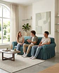 Protector De Sillón Turco 4 Cuerpos Diseño Elegante - Miniatura 5