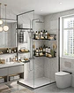 Set Organizador Baño 5 Piezas Adhesivo No Requiere Taladro - Miniatura 5