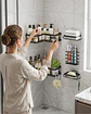 Set Organizador Baño 5 Piezas Adhesivo No Requiere Taladro - Miniatura 6