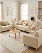 Set Cubre Sillón 3+1+1 Protector de Tela Reforzada - Lavable y Resistente - Miniatura 1