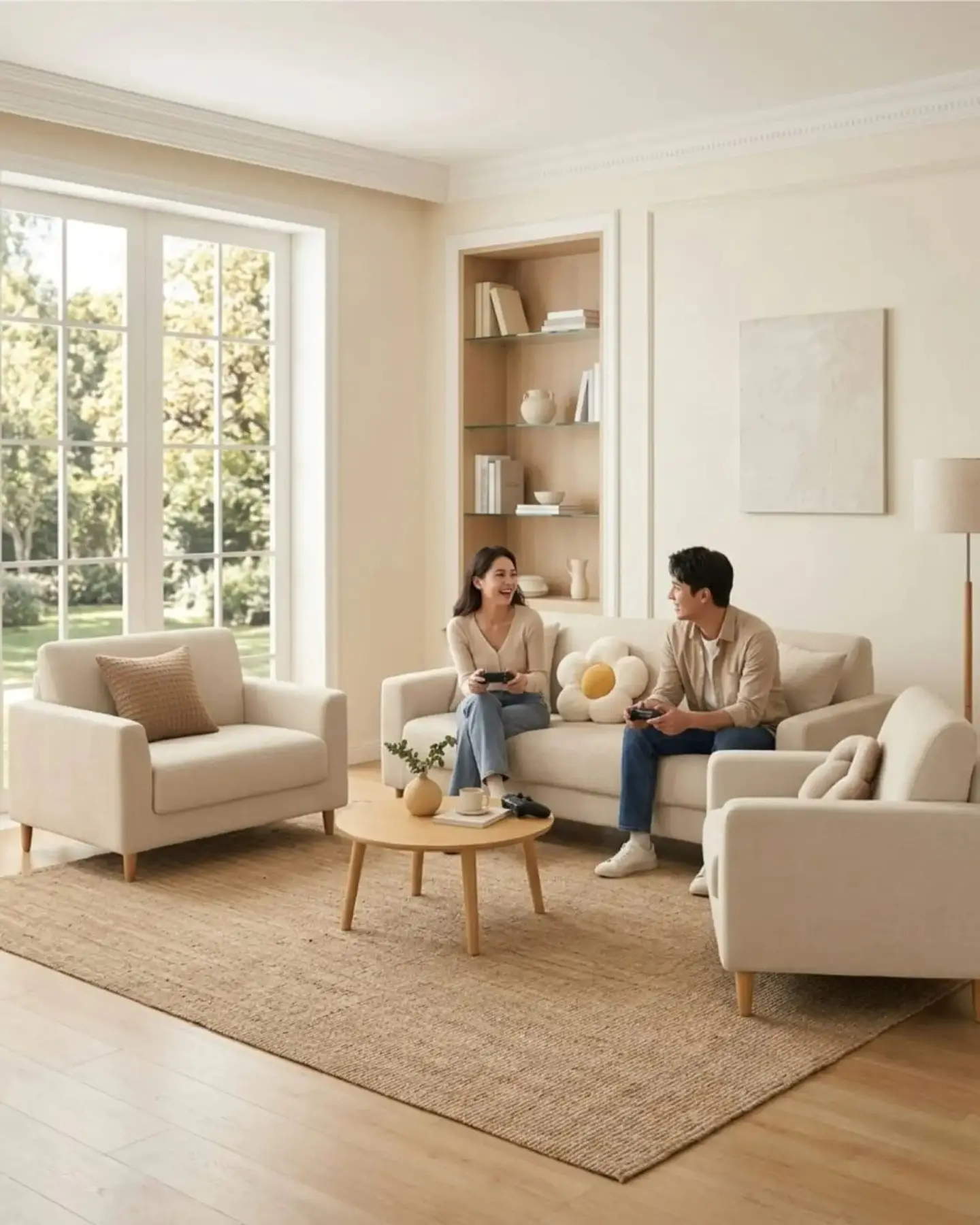 Set Cubre Sillón 3+1+1 Protector de Tela Reforzada - Lavable y Resistente 2