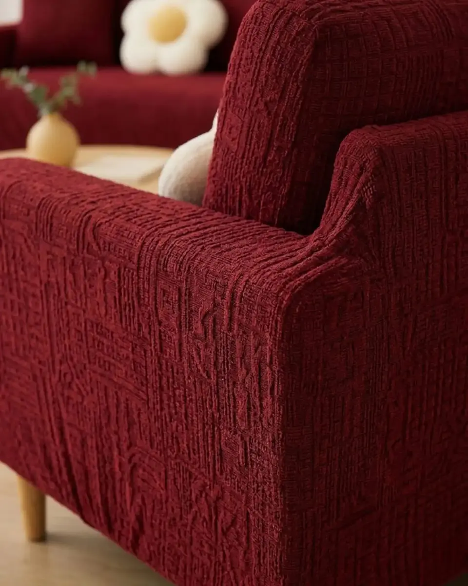 Set Cubre Sillón 3+1+1 Protector de Tela Reforzada - Lavable y Resistente 3