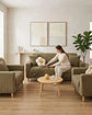 Set Cubre Sillón 3+1+1 Protector de Tela Reforzada - Lavable y Resistente - Miniatura 1
