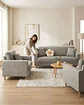 Set Cubre Sillón 3+1+1 Protector de Tela Reforzada - Lavable y Resistente - Miniatura 2