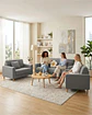 Set Cubre Sillón 3+1+1 Protector de Tela Reforzada - Lavable y Resistente - Miniatura 3