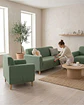 Juego de Cubre Sillón 3+1+1 Texturizado Premium - Ajuste Perfecto - Miniatura 1