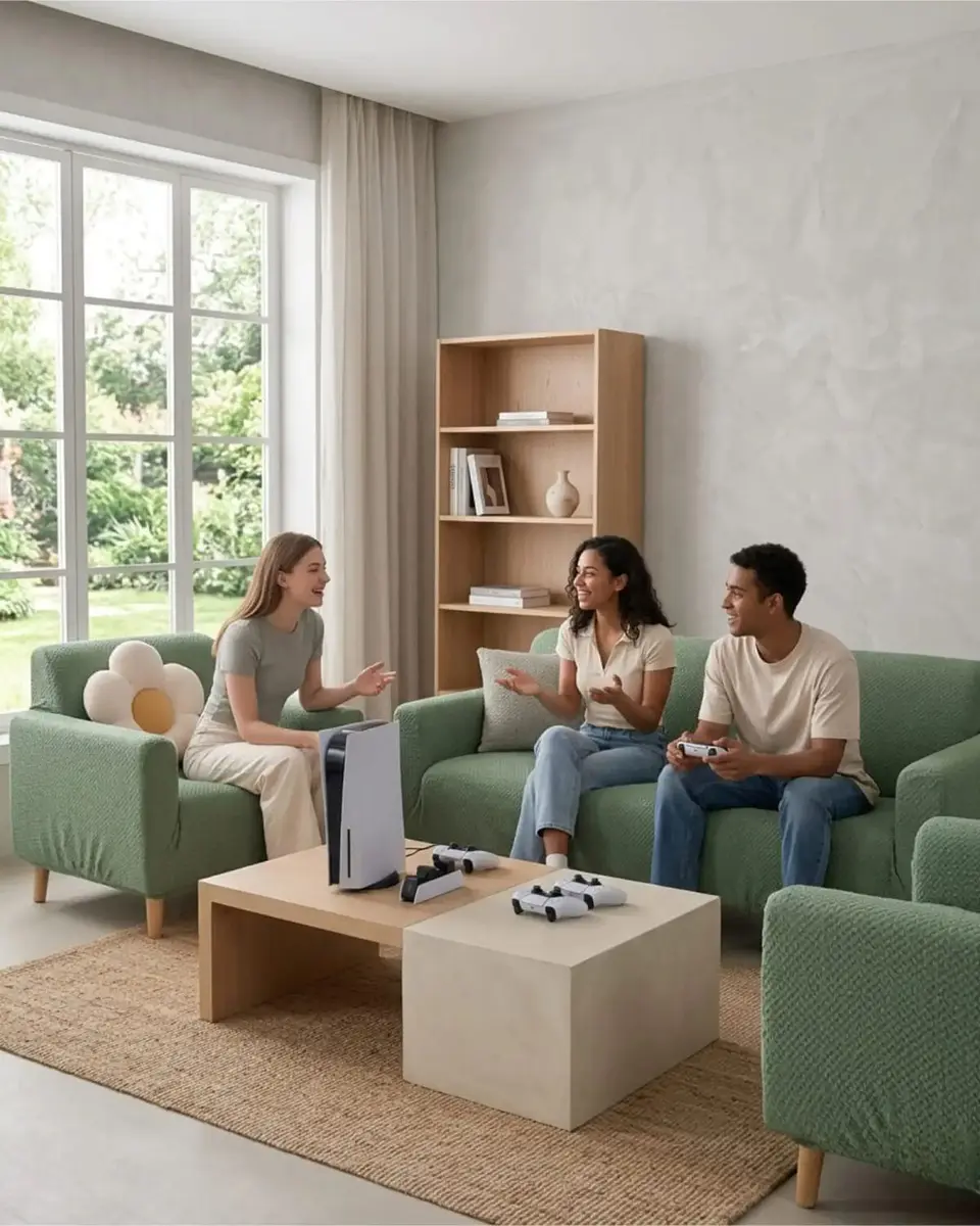 Juego de Cubre Sillón 3+1+1 Texturizado Premium - Ajuste Perfecto 3