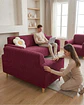 Juego de Cubre Sillón 3+1+1 Texturizado Premium - Ajuste Perfecto - Miniatura 2