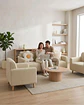 Juego de Cubre Sillón 3+1+1 Texturizado Premium - Ajuste Perfecto - Miniatura 2
