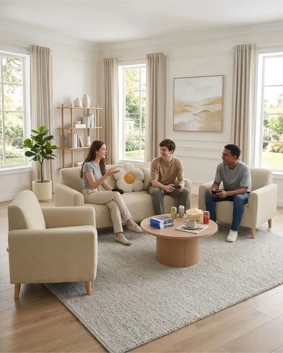 Juego de Cubre Sillón 3+1+1 Texturizado Premium - Ajuste Perfecto 5