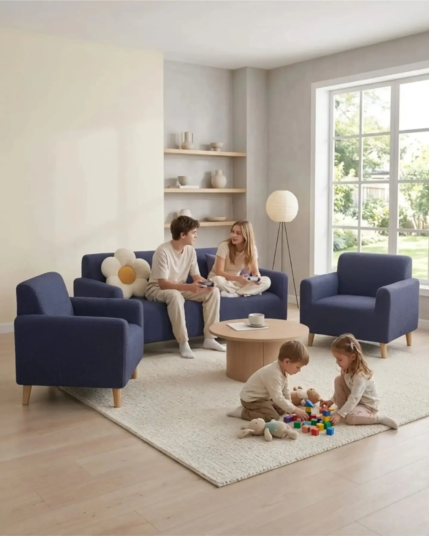 Juego de Cubre Sillón 3+1+1 Texturizado Premium - Ajuste Perfecto 3
