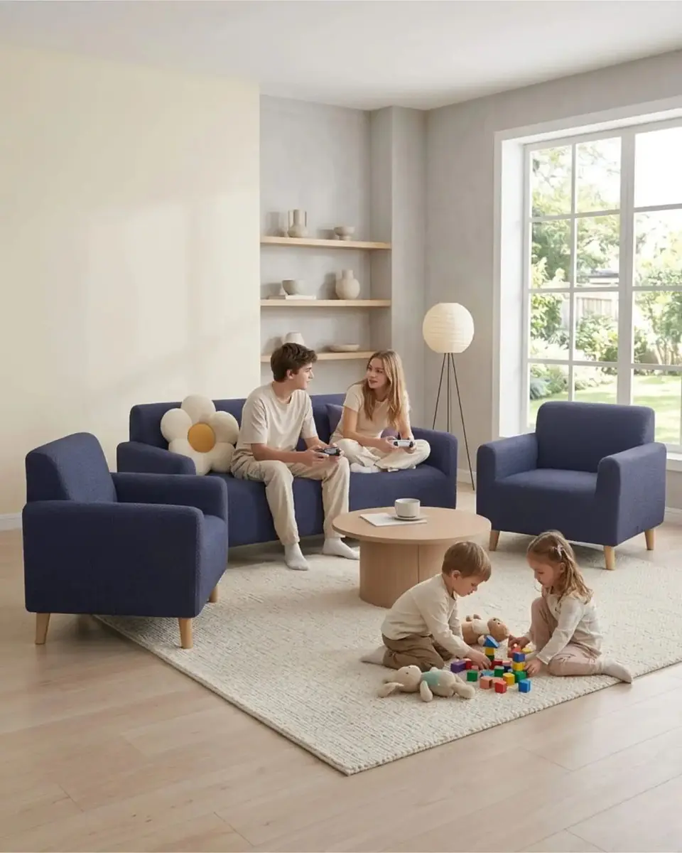 Juego de Cubre Sillón 3+1+1 Texturizado Premium - Ajuste Perfecto 3