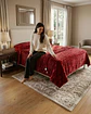 Frazada Soft Premium Estilo Boho Nórdico 2 Plazas Extra Suave y Liviana - Miniatura 1