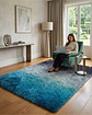 Alfombra Shaggy Peluda Extra Suave VERANO  INVIERNO 180 x 200 cm - Miniatura 4