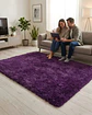 Alfombra Shaggy Peluda Extra Suave VERANO  INVIERNO 180 x 200 cm - Miniatura 3