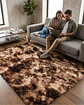 Alfombra Shaggy Peluda Extra Suave VERANO  INVIERNO 240 x 200 cm - Miniatura 1