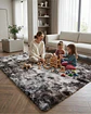 Alfombra Shaggy Peluda Extra Suave VERANO  INVIERNO 240 x 200 cm - Miniatura 4