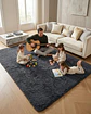 Alfombra Shaggy Peluda Extra Suave VERANO  INVIERNO 240 x 200 cm - Miniatura 3