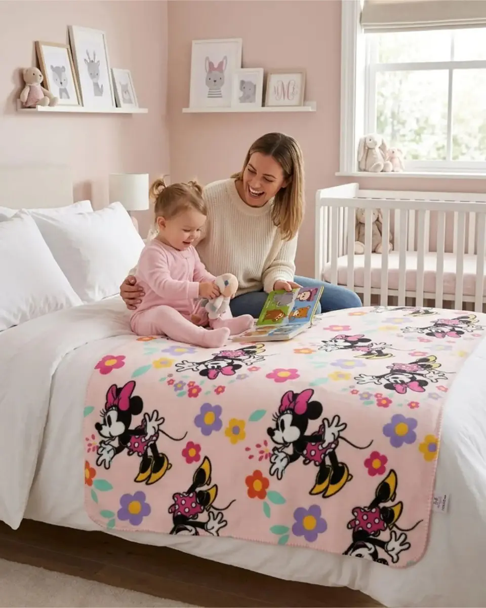 Manta Polar Infantil 115x130 cm Suave y Ligera para Cuna o Viaje 3