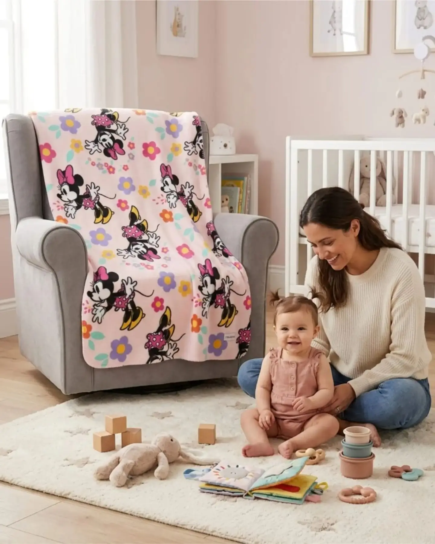 Manta Polar Infantil 115x130 cm Suave y Ligera para Cuna o Viaje 4