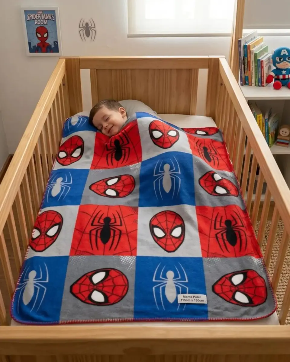 Manta Polar Infantil 115x130 cm Suave y Ligera para Cuna o Viaje 1