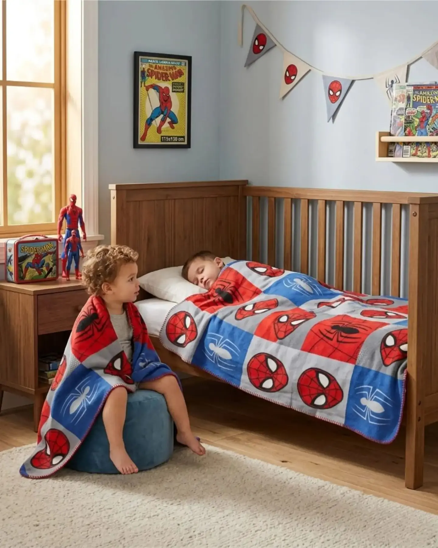 Manta Polar Infantil 115x130 cm Suave y Ligera para Cuna o Viaje 3