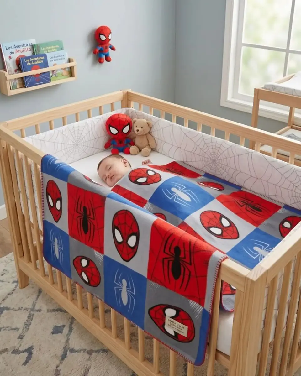 Manta Polar Infantil 115x130 cm Suave y Ligera para Cuna o Viaje 5