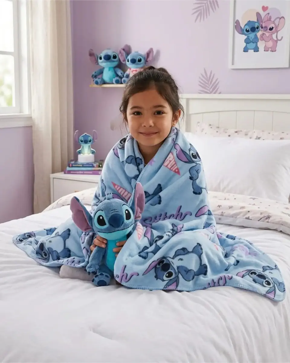 Manta Polar Infantil 115x130 cm Suave y Ligera para Cuna o Viaje 1