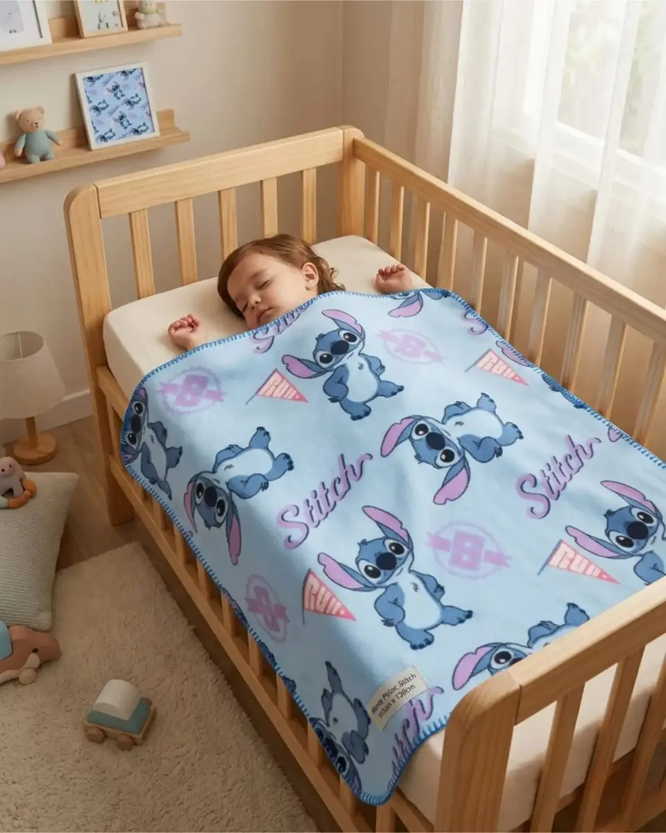 Manta Polar Infantil 115x130 cm Suave y Ligera para Cuna o Viaje 2