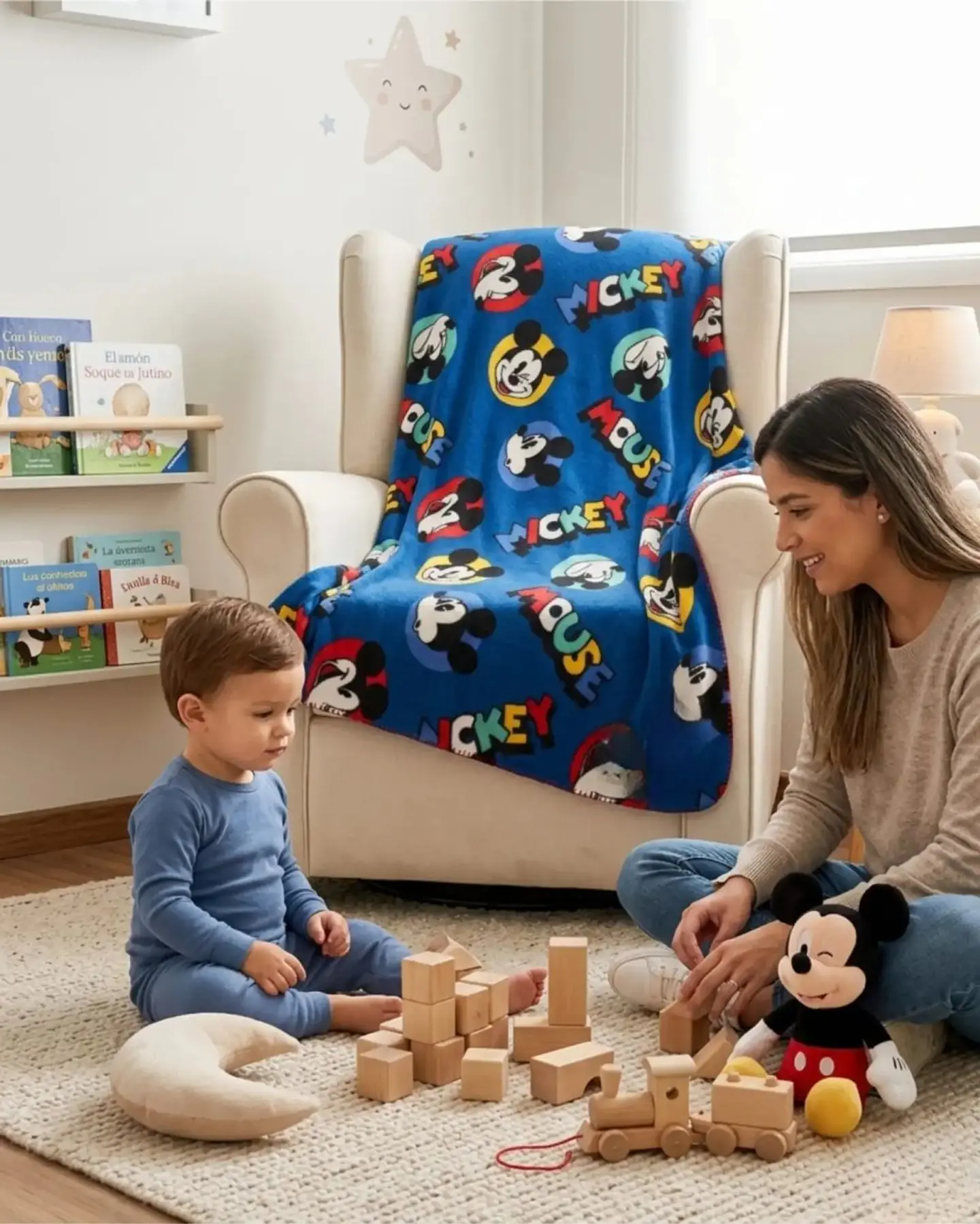 Manta Polar Infantil 115x130 cm Suave y Ligera para Cuna o Viaje 4