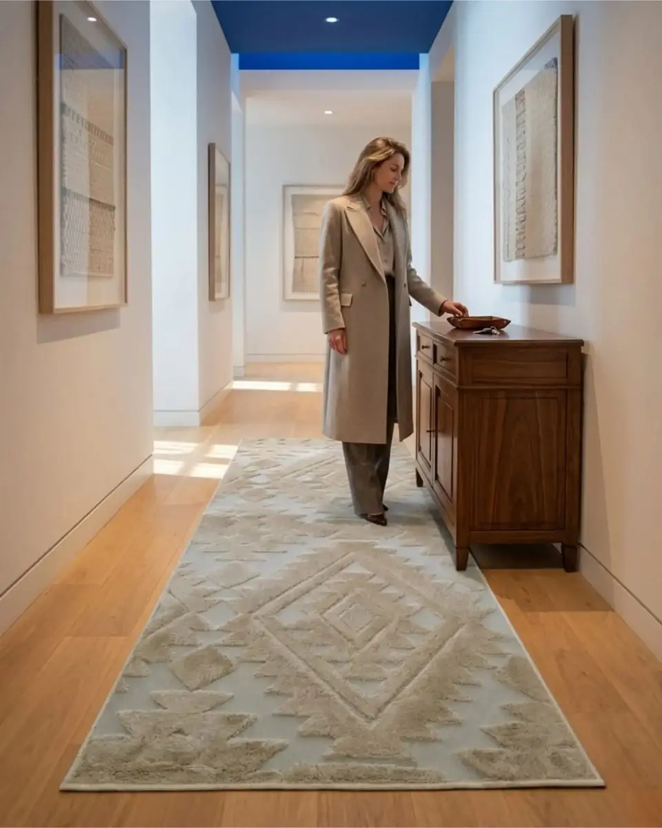 Alfombra Pasillera Moderna Diseño Jacquard 60x160cm 1