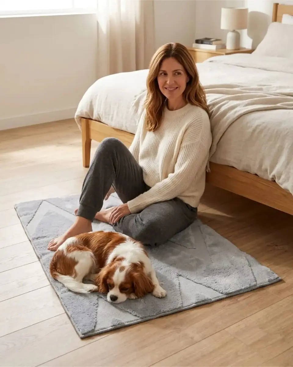Bajada de Cama Moderna 50x80Cm Diseño Jacquard 4