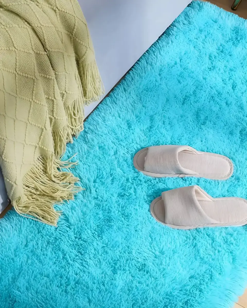 Set de 2 Alfombra Pasillera Shaggy 70x150 cm Pelo Largo 4