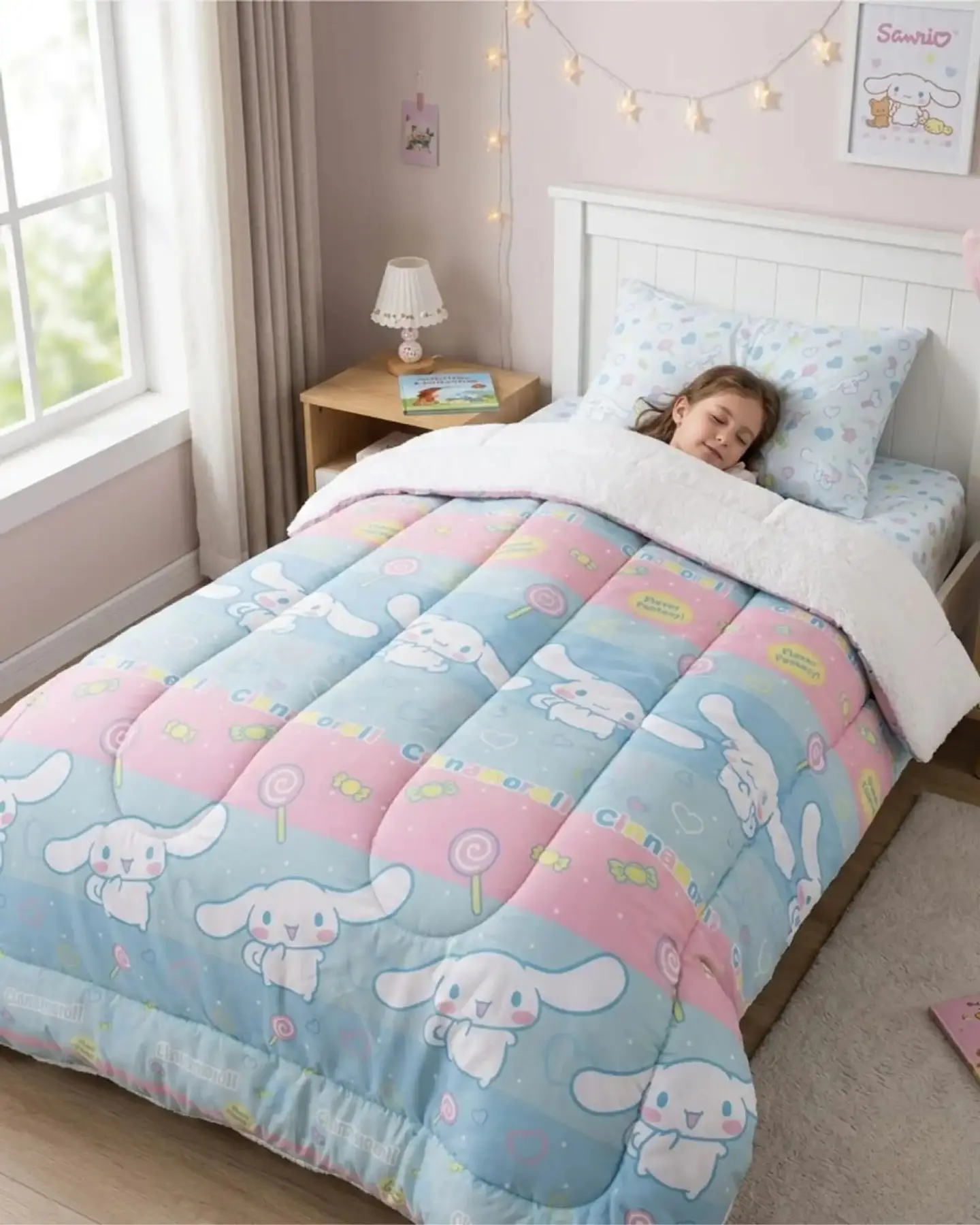 Cobertor Sherpa Infantil Premium Plaza y Media 4
