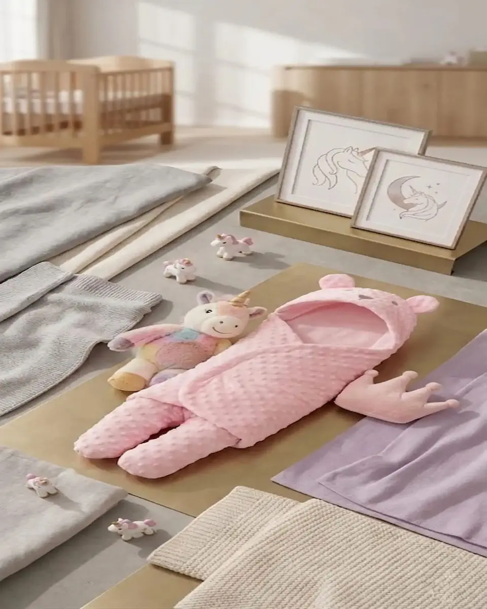 Saco De Dormir Bebé Textura Minky Extra Suave Térmico 4